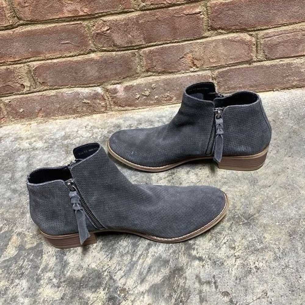 Dolce Vita Grey Suede Bootie Size 9.5 - image 6