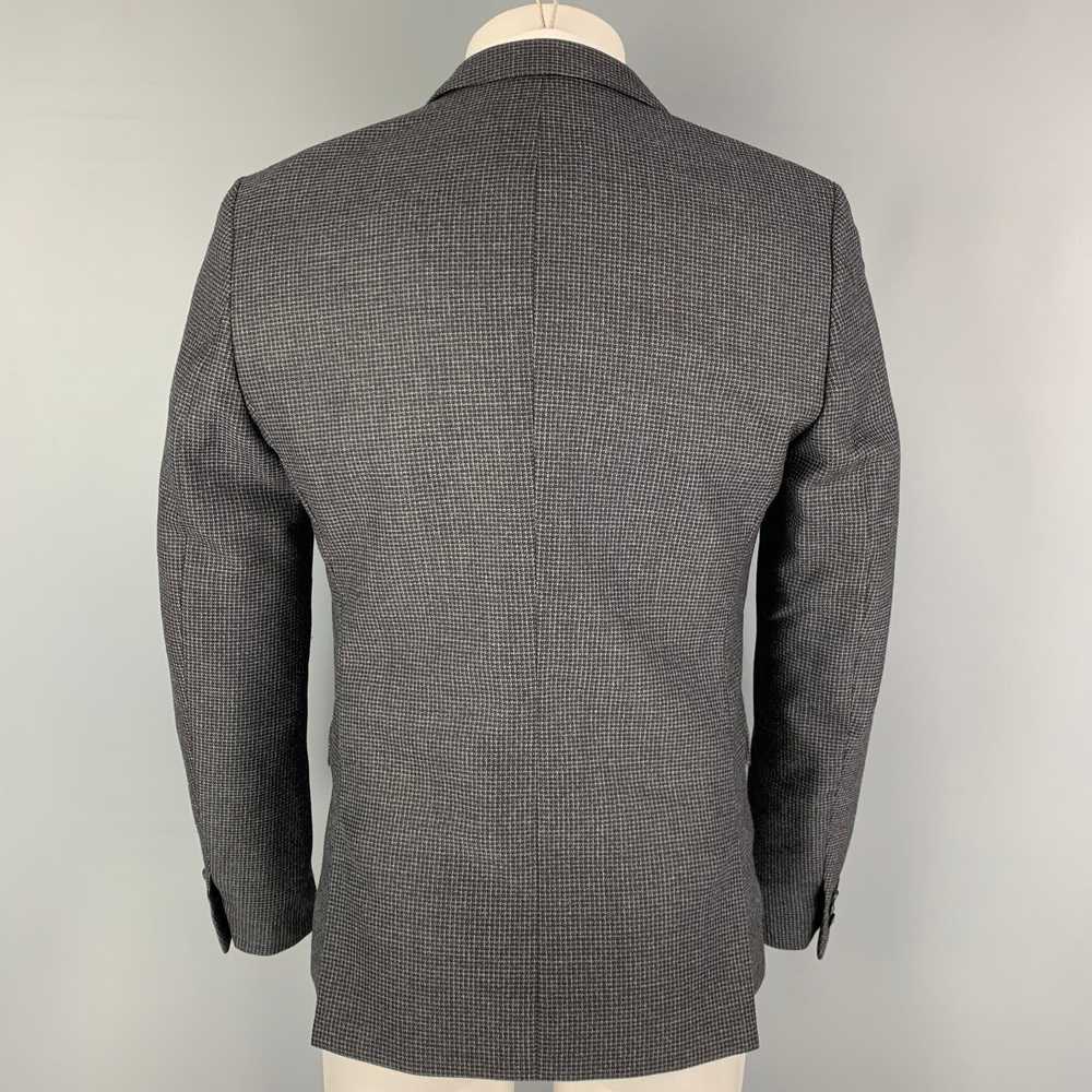 The Kooples THE KOOPLES Charcoal Grey Grid Wool N… - image 3