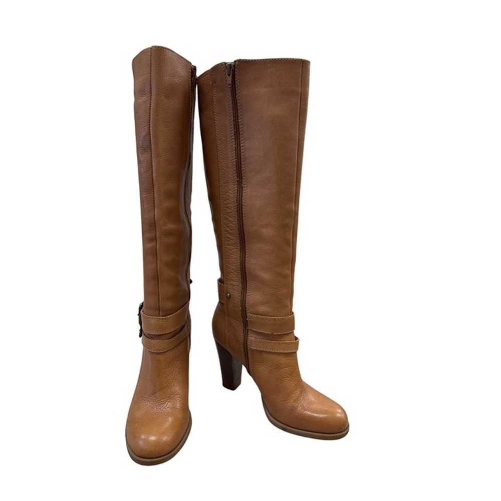 Nine West Womens Brown Leather Knee-High Boots Si… - image 1