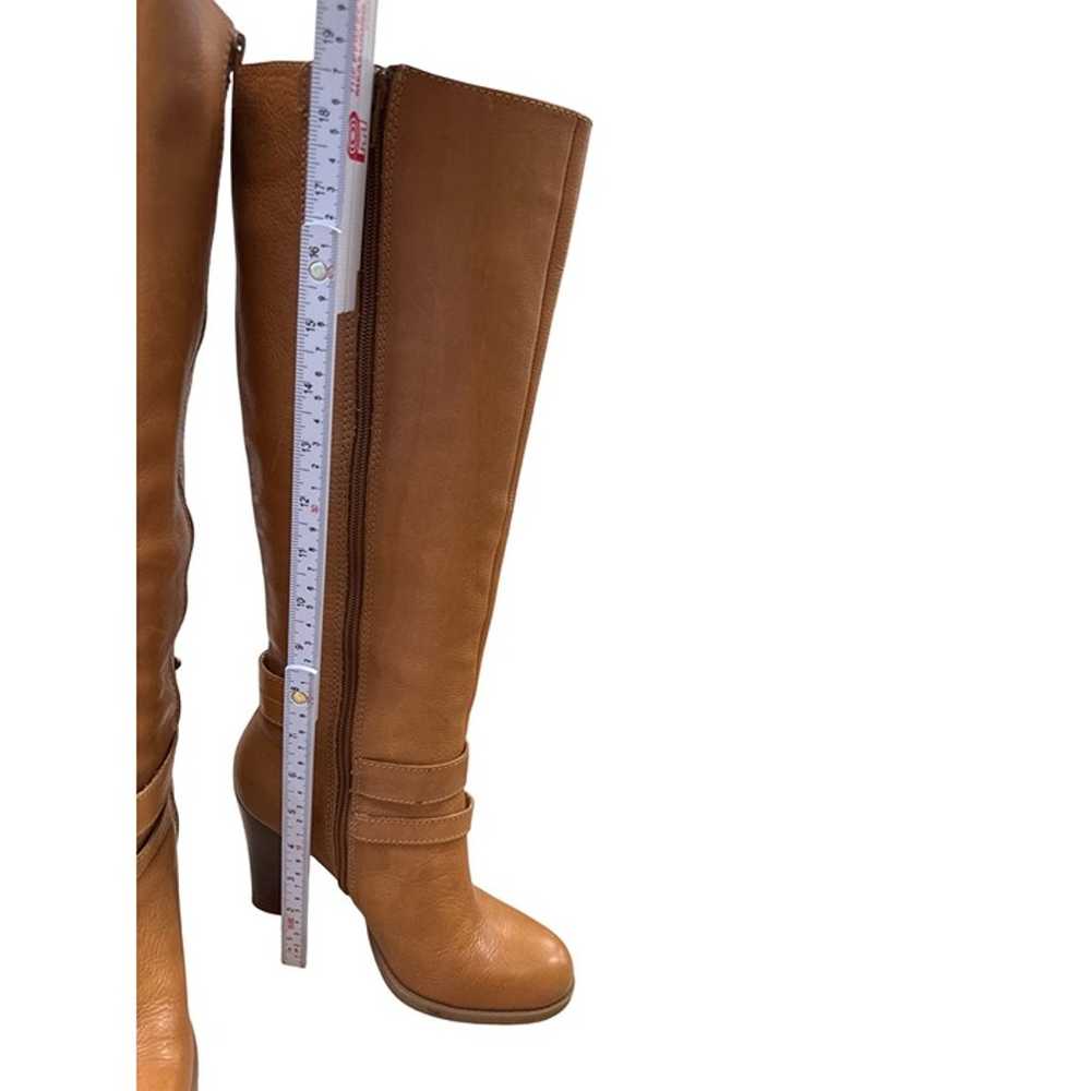 Nine West Womens Brown Leather Knee-High Boots Si… - image 2