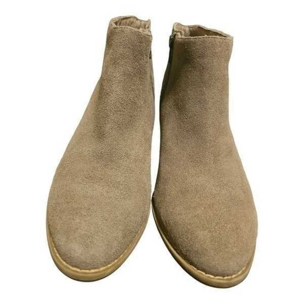 VIONIC Bromley Taupe Ankle Boots Suede Embossed S… - image 2