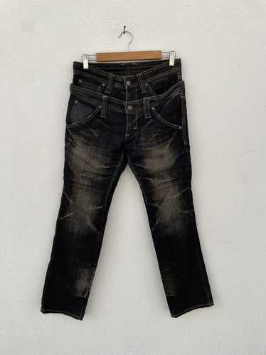 Japanese Brand × PPFM PPFM Double Waist Jeans