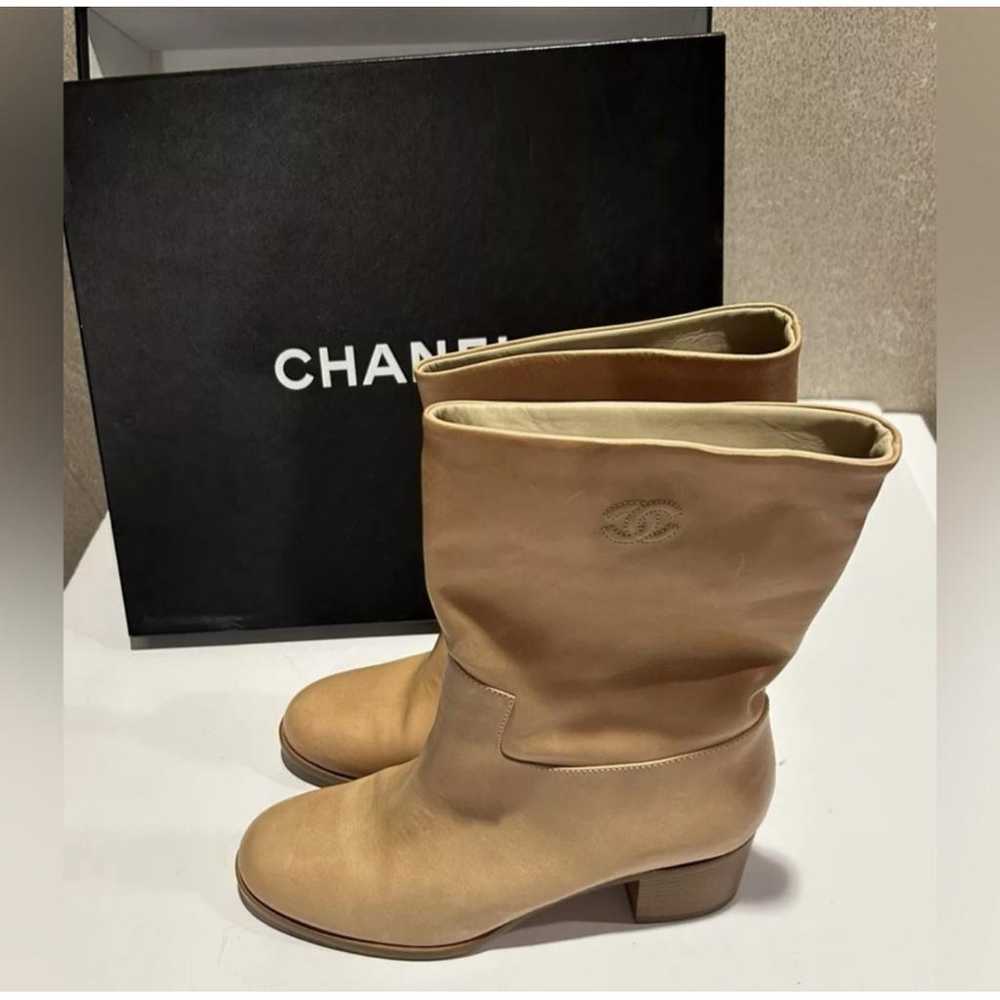 Chanel Leather boots - image 2