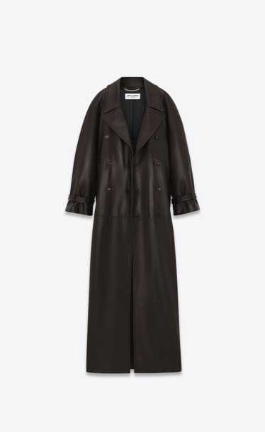 Saint Laurent Paris long coat in lambskin - image 1