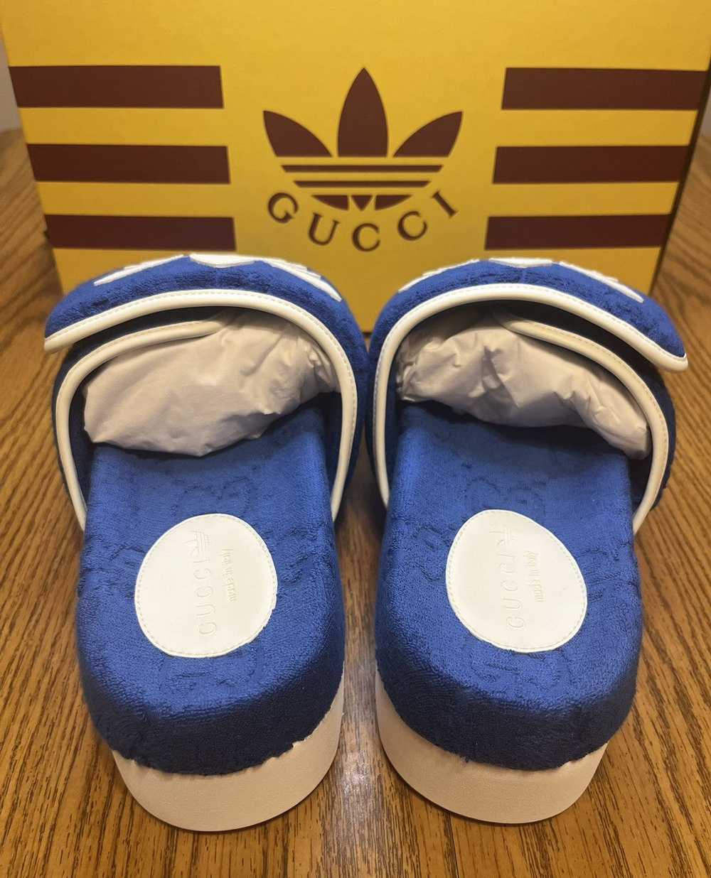 Adidas × Gucci Gucci X Adidas GG Platform Sandal … - image 3