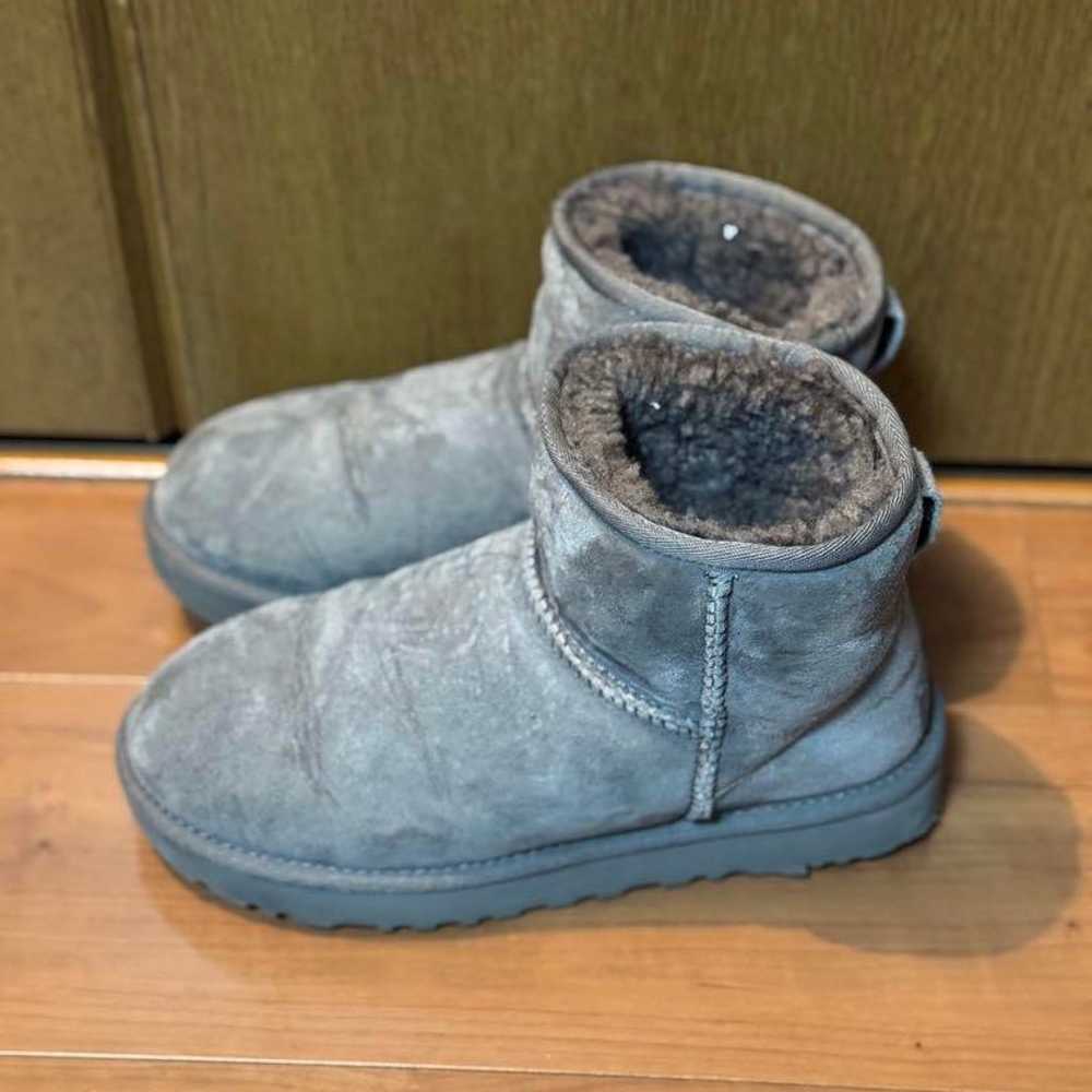 UGG Sheepskin Boots Gray 23cm - image 2