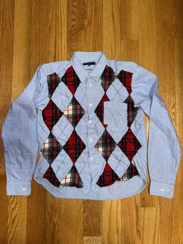 Comme des Garcons Homme CDG Homme Plaid Quilt Shir