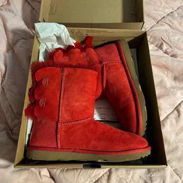 red UGG bailey bow II