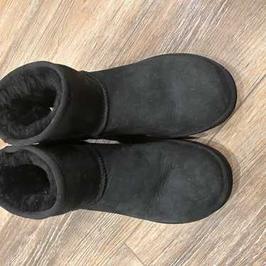 UGG black classic mini