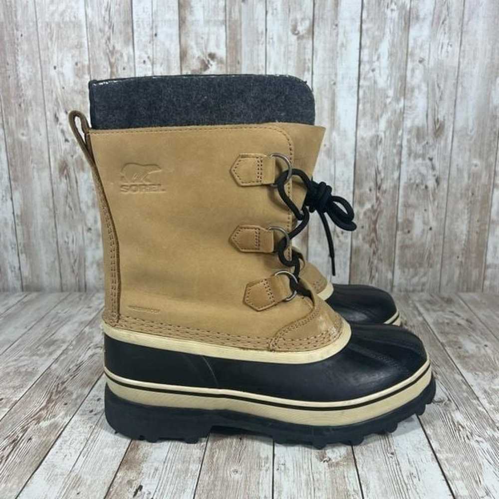 Sorel caribou lined winter bootie kids 6 Womens 7… - image 1