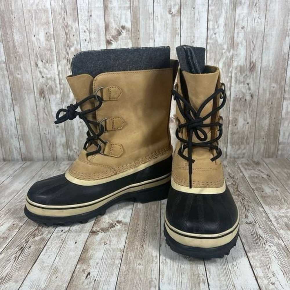 Sorel caribou lined winter bootie kids 6 Womens 7… - image 6