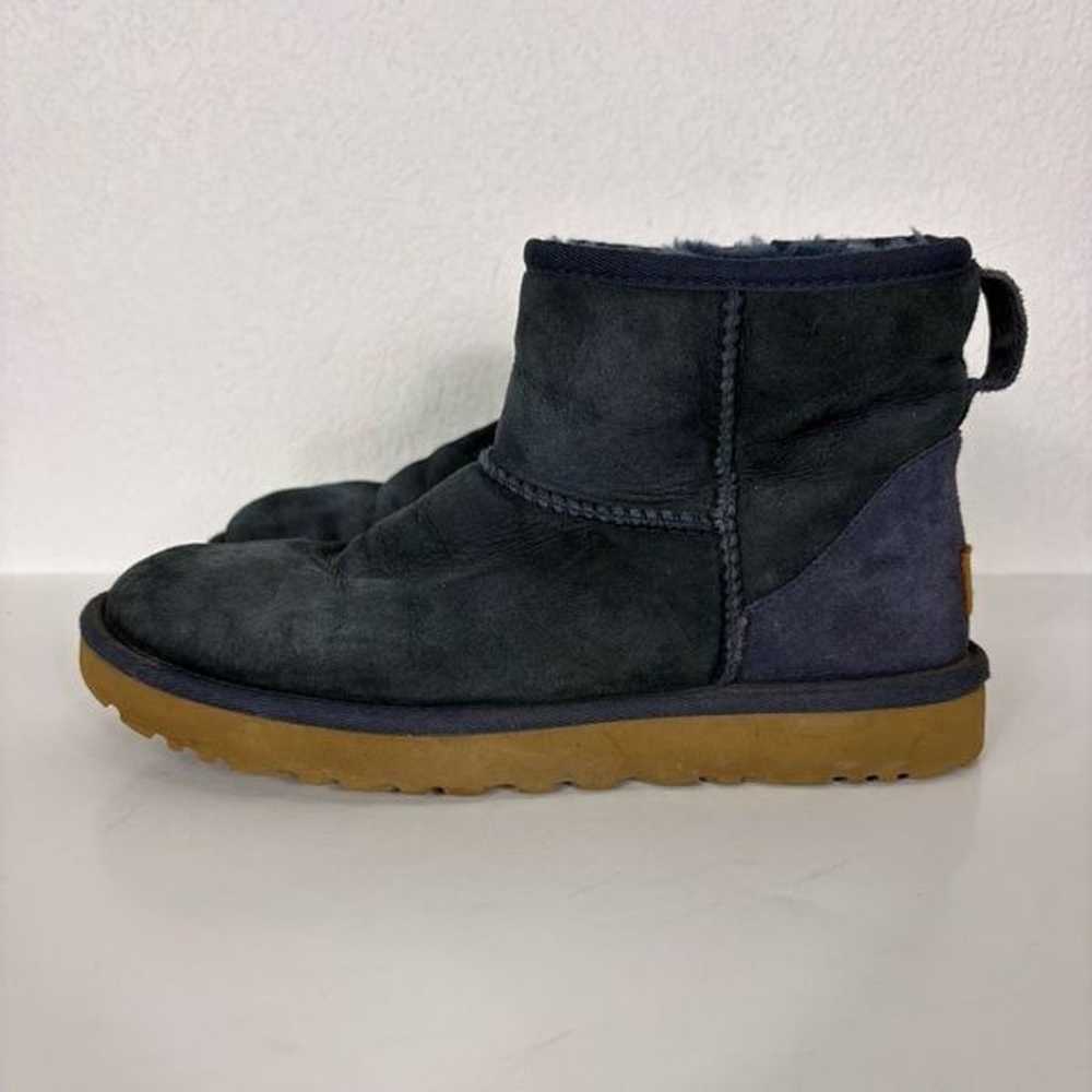 UGG Navy Blue Classic Mini Fur Lined Winter Boots… - image 1