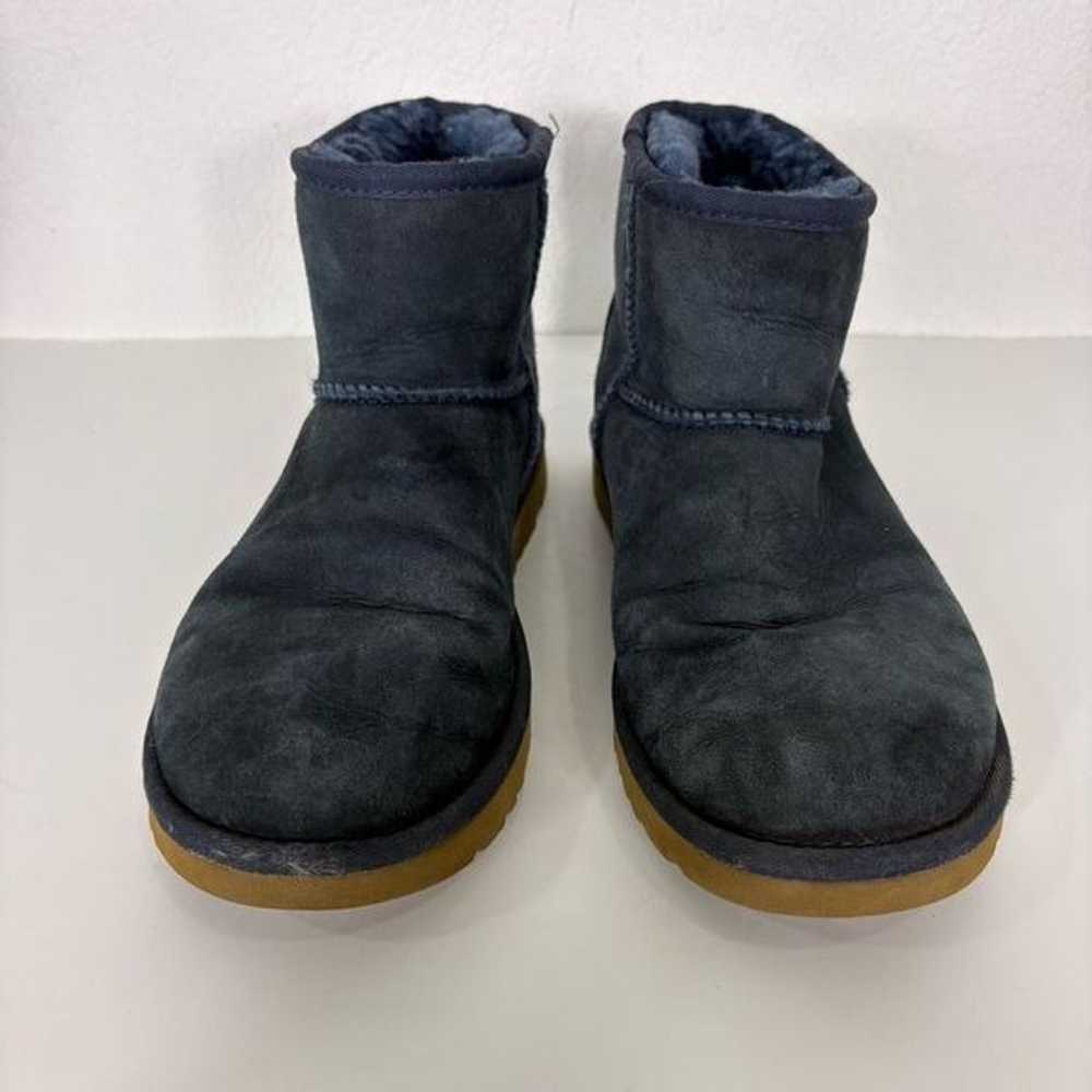 UGG Navy Blue Classic Mini Fur Lined Winter Boots… - image 3