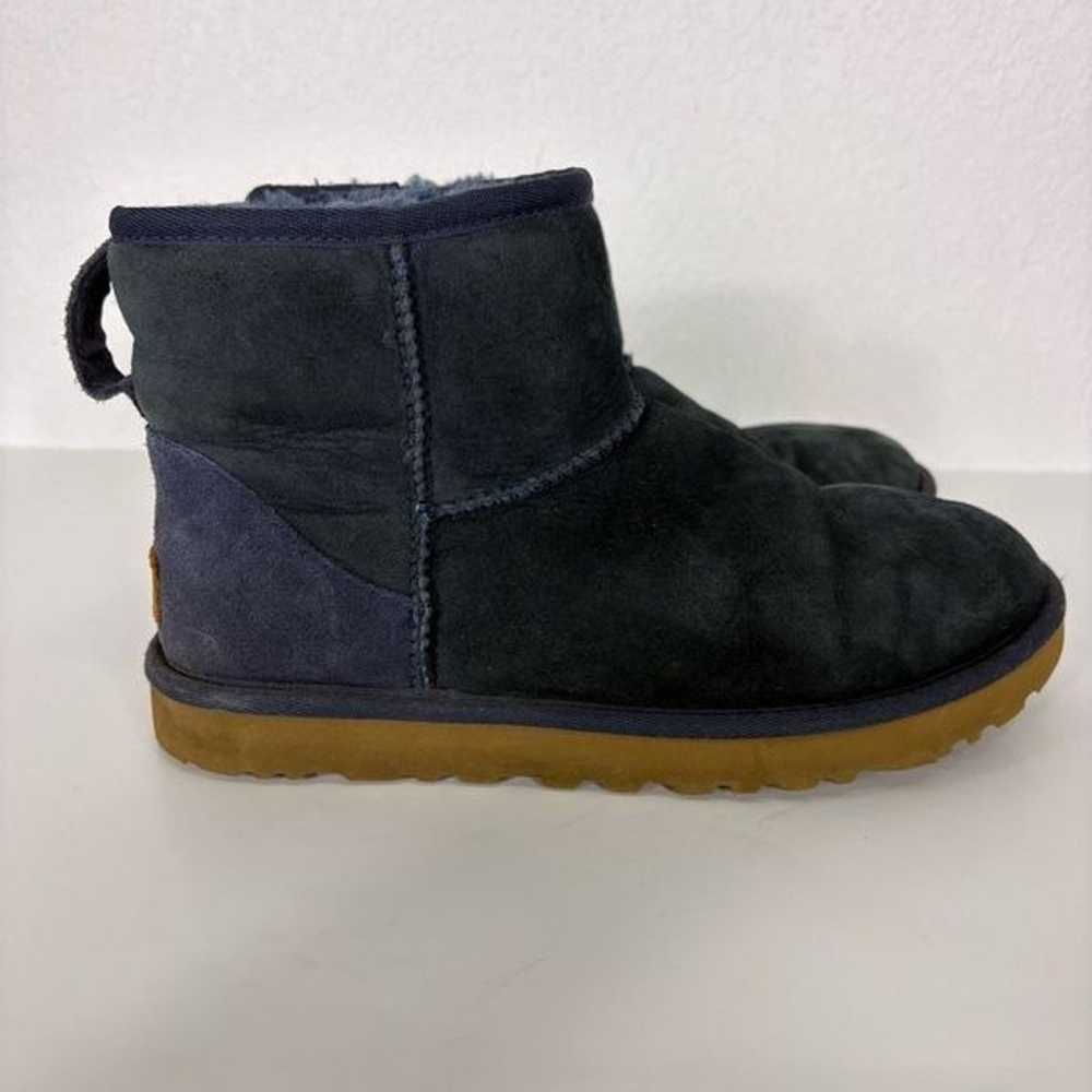 UGG Navy Blue Classic Mini Fur Lined Winter Boots… - image 4