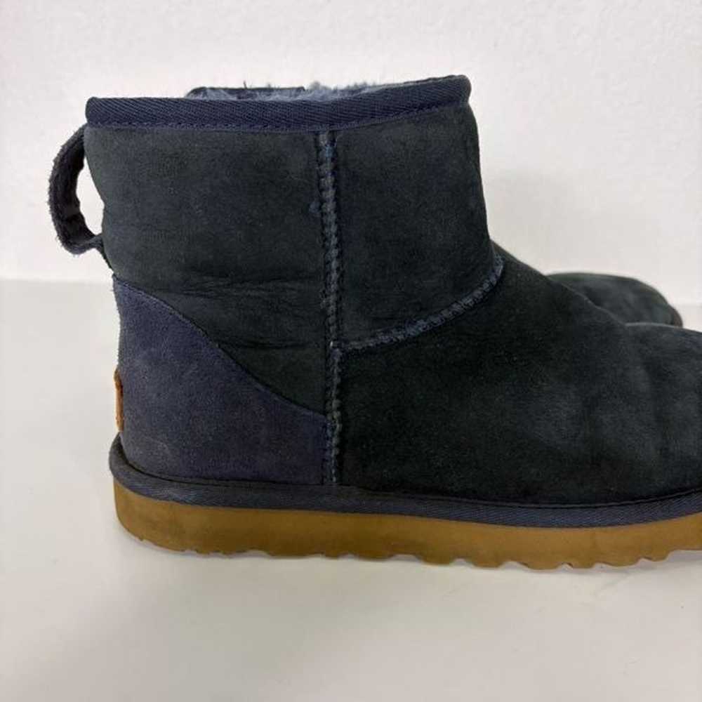 UGG Navy Blue Classic Mini Fur Lined Winter Boots… - image 5