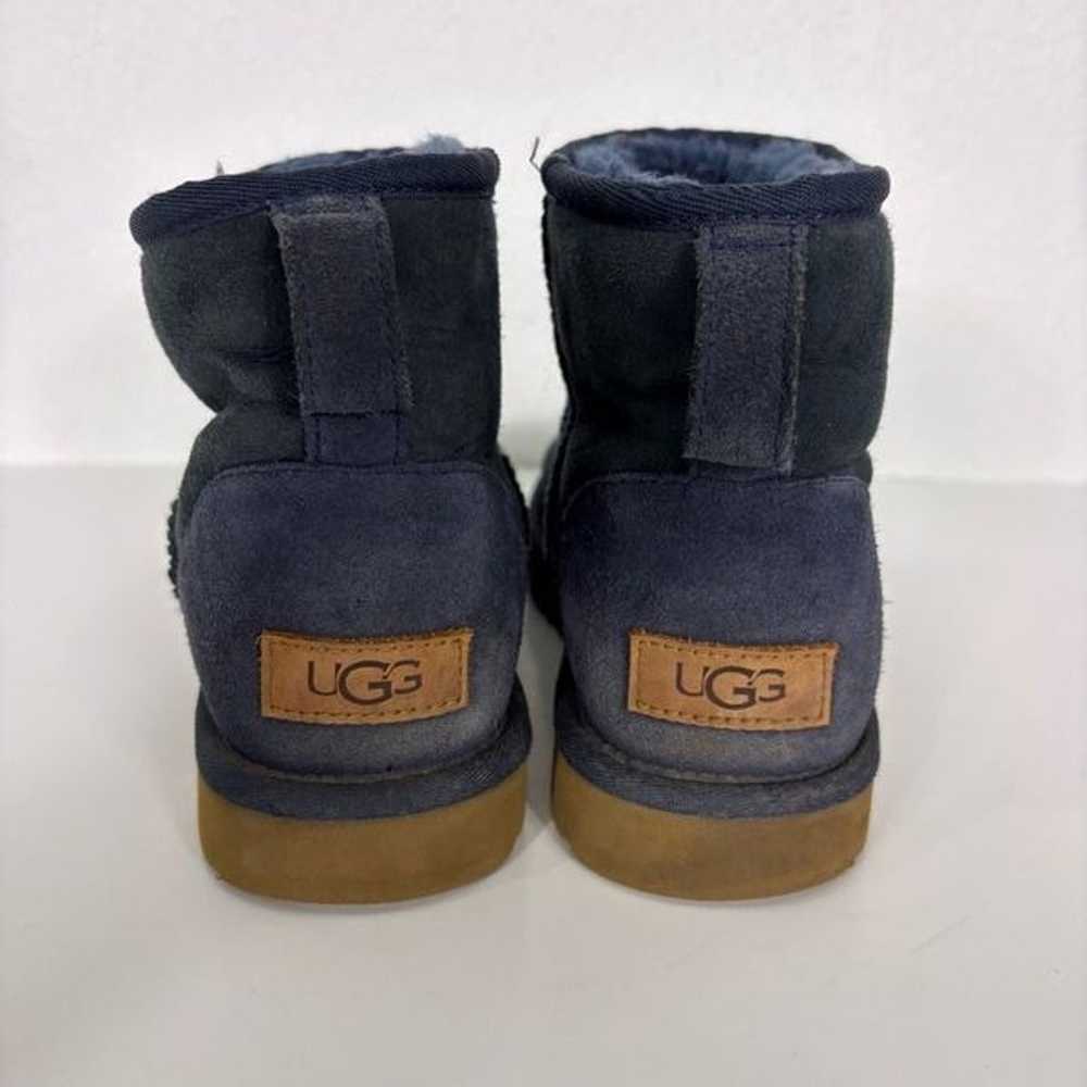 UGG Navy Blue Classic Mini Fur Lined Winter Boots… - image 6