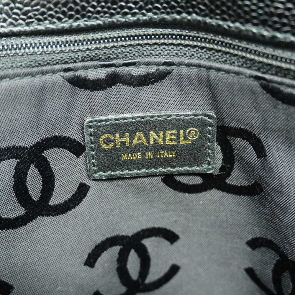 Chanel Chanel Tote Bag Caviar Skin Black Champagn… - image 5