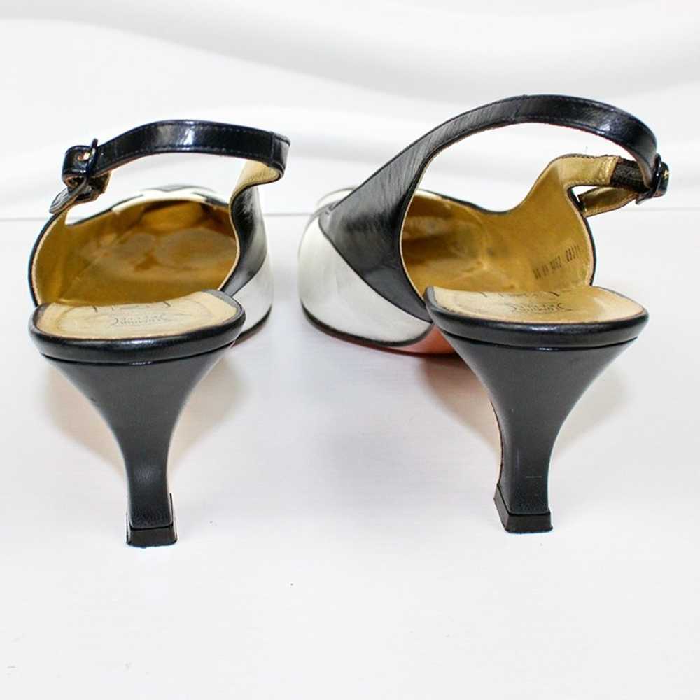 Bruno Magli Vintage Slingback Shoes Kitten Heel B… - image 4