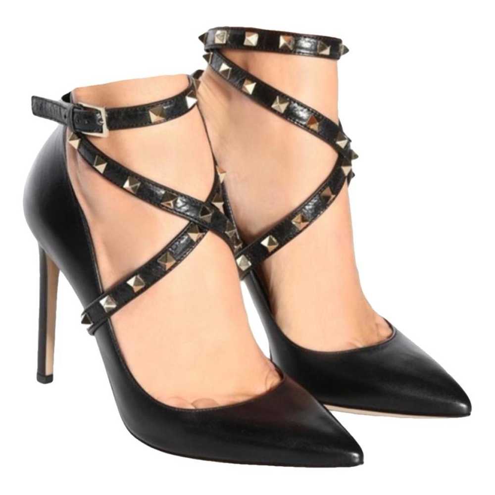 Valentino Garavani Studwrap leather heels - image 2