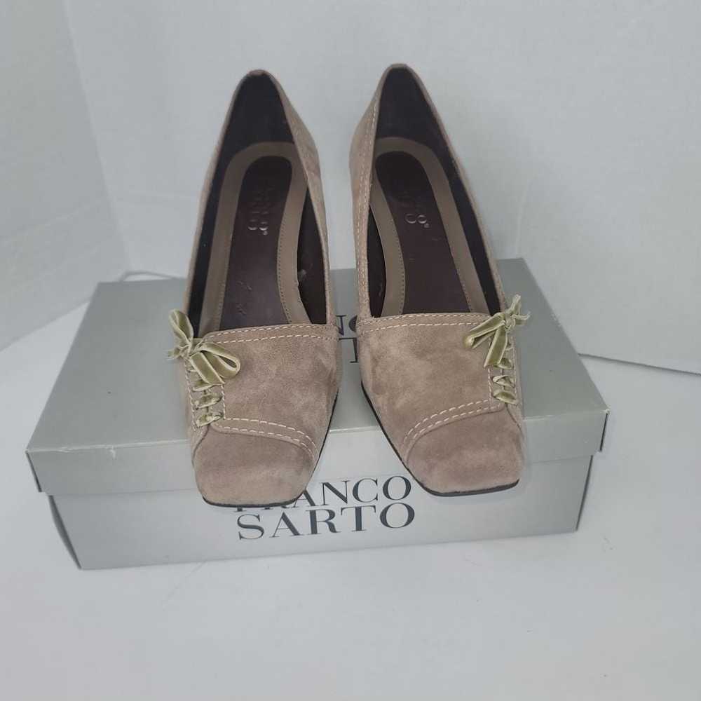 FRANCO SARTO L Balzar Suade Women's Kitten Toe Vi… - image 2