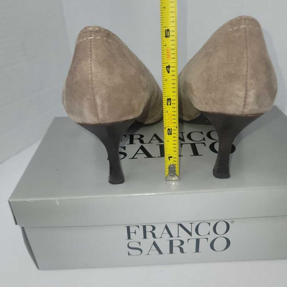 FRANCO SARTO L Balzar Suade Women's Kitten Toe Vi… - image 4