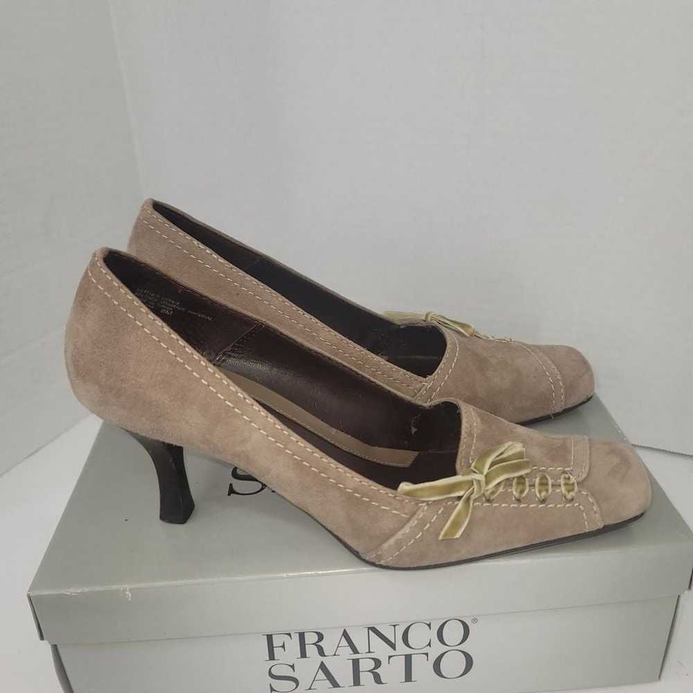 FRANCO SARTO L Balzar Suade Women's Kitten Toe Vi… - image 5