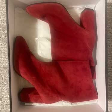 Aquazurra red suede boots - image 1