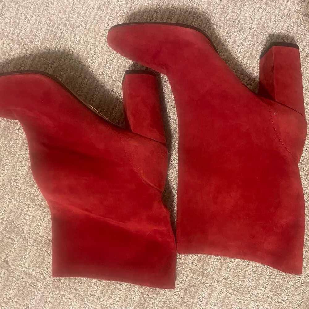 Aquazurra red suede boots - image 2