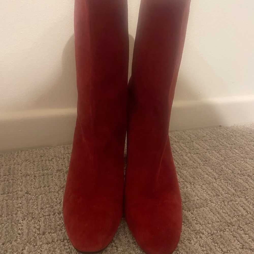 Aquazurra red suede boots - image 4