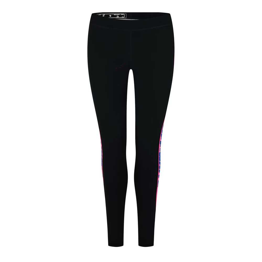 Off-White o1g2r1mq1224 Logo Stretch Legging in Bl… - image 1