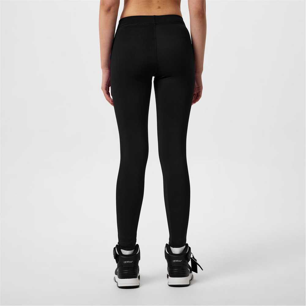 Off-White o1g2r1mq1224 Logo Stretch Legging in Bl… - image 6