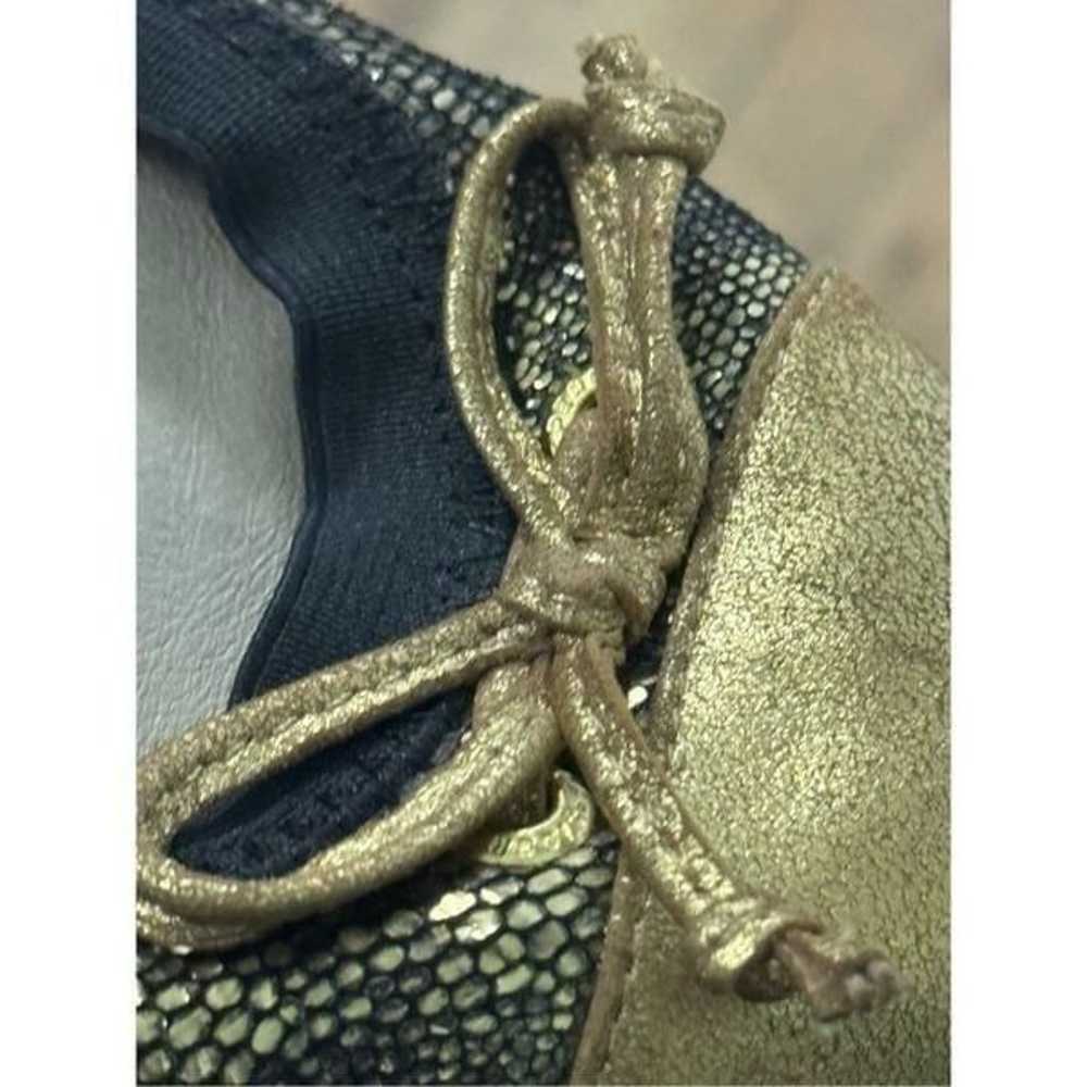 Sperry ballerina flats gold snakeskin - image 10