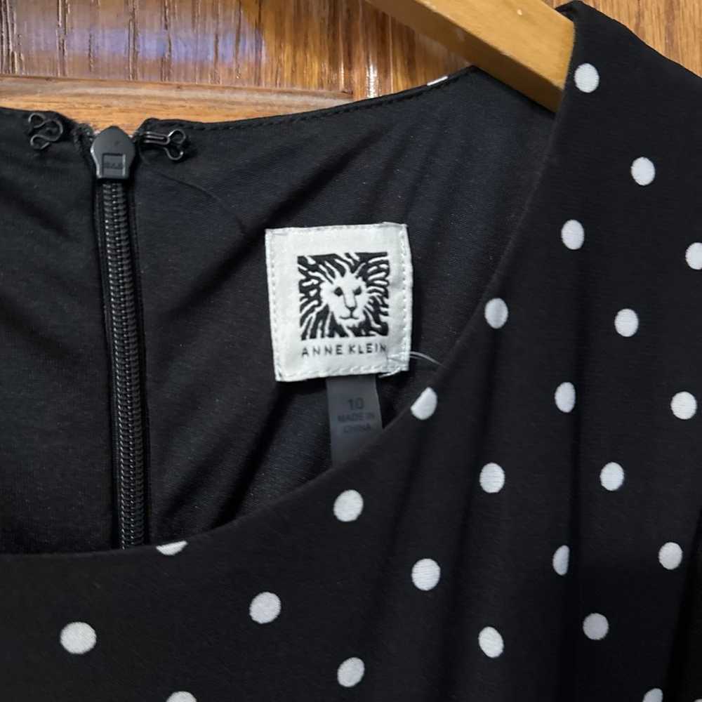 Black and white polka dot romper - image 3