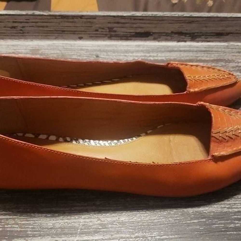 Coach Leather Flats Oakland Orange Size 8.5 - image 4