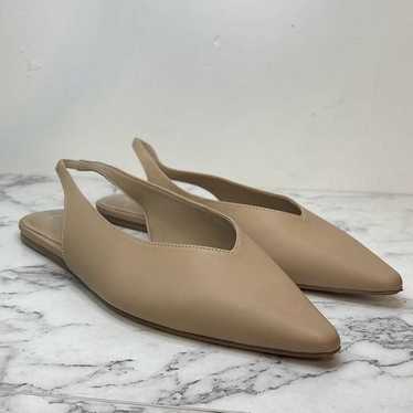 Marc Fisher Nude Graceful Pointed Toe Flats 8.5