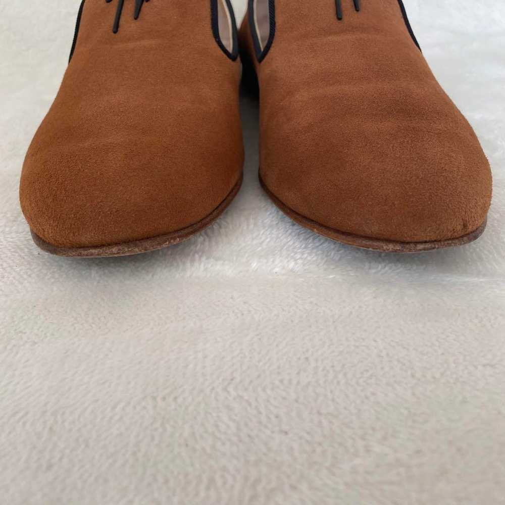 Giuseppe Zanotti Suede Flat Shoes Opera Shoes - image 10