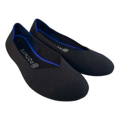 Rothy's Black ballet round toe flat 7.5 Preowned - image 1