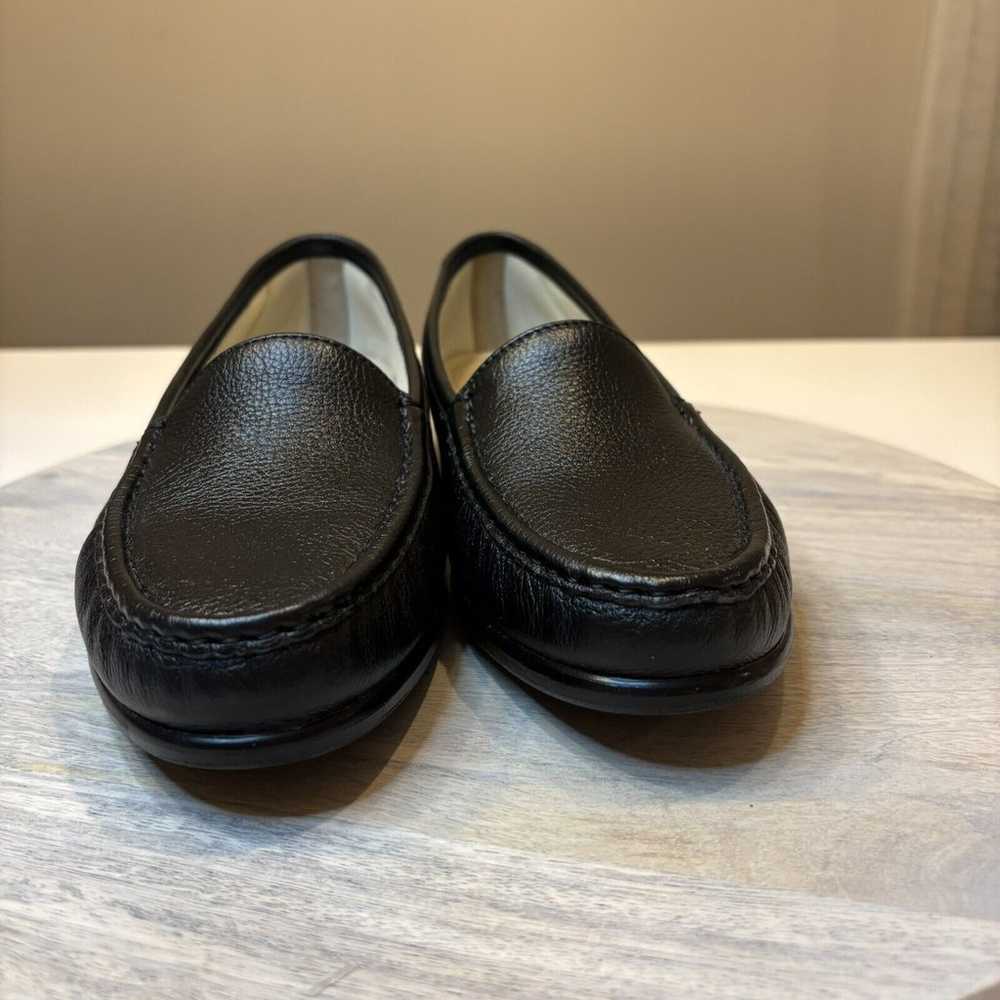 SAS Black Loafers Womens Leather Shoes sz 9.5 - image 2