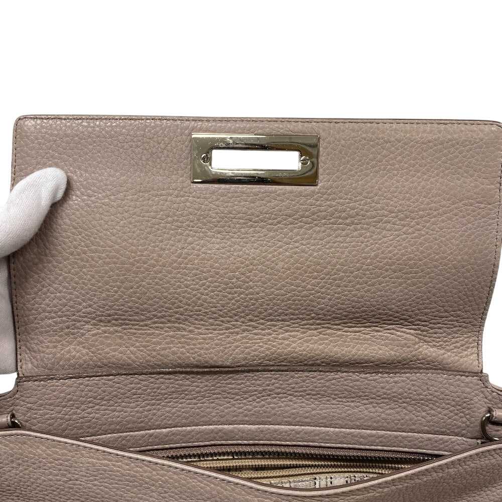 Salvatore Ferragamo Shoulder Bag leather Gurege S… - image 12