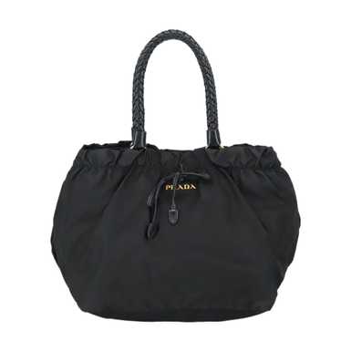 Prada Tessuto Black Synthetic Handbag (Pre-Owned)