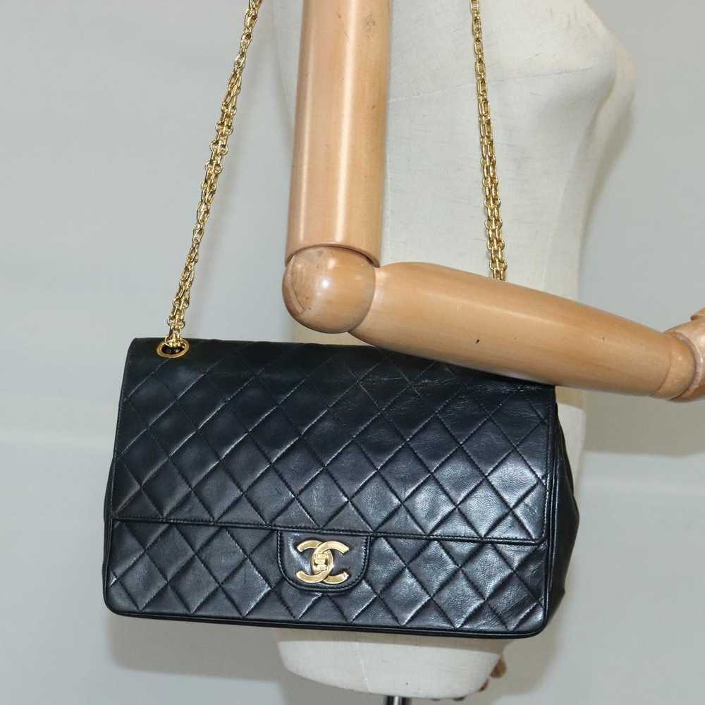 Chanel Timeless Black Leather Shoulder Bag (Pre-O… - image 11