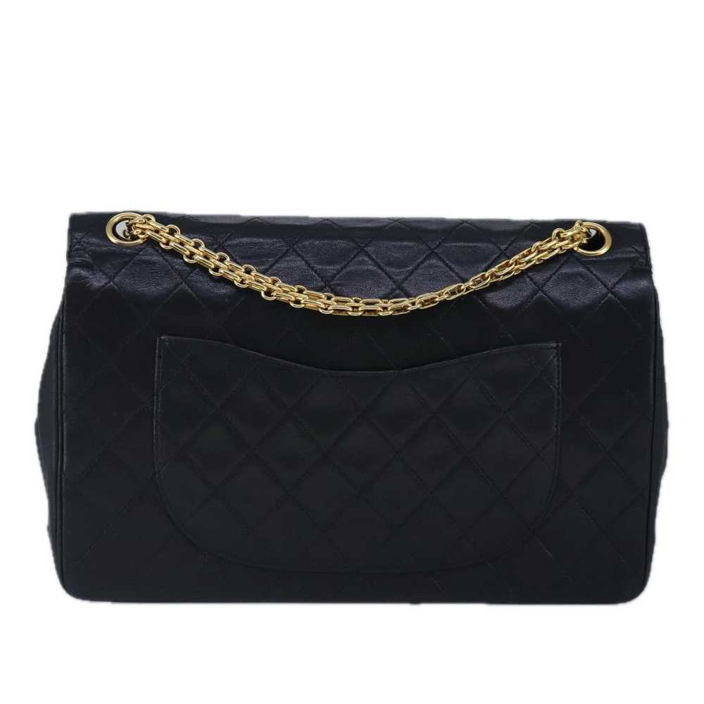 Chanel Timeless Black Leather Shoulder Bag (Pre-O… - image 2