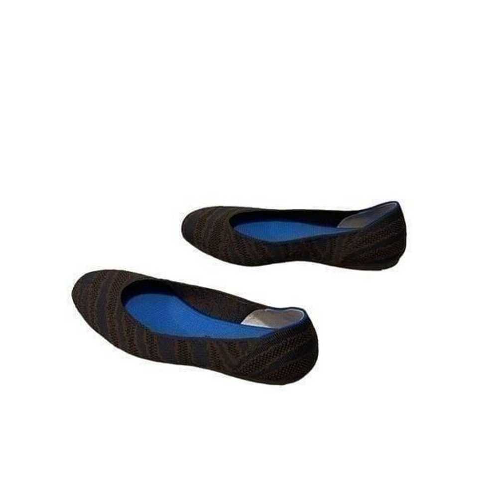 Rothy’s Sapphire Zebra Square Toe Ballet Flat Ani… - image 6