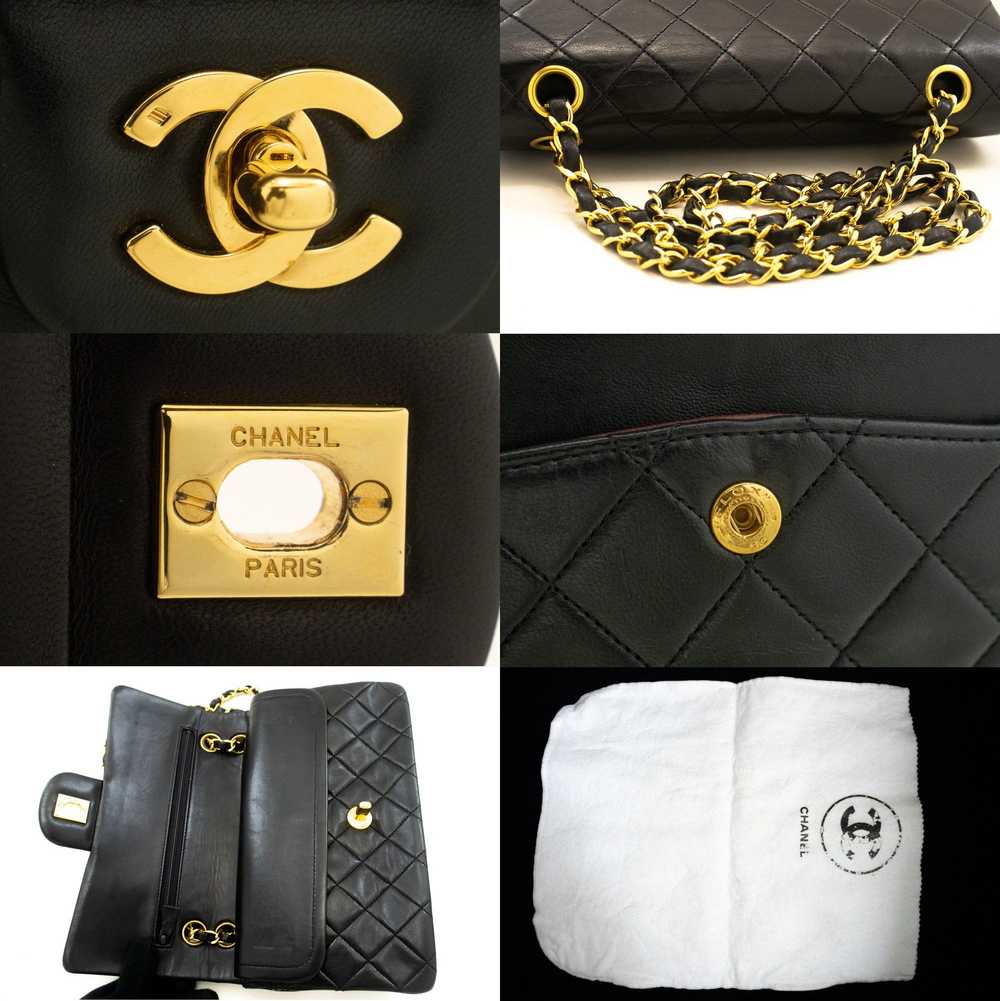 Chanel Black Leather Shoulder Bag (Pre-Owned) - image 6