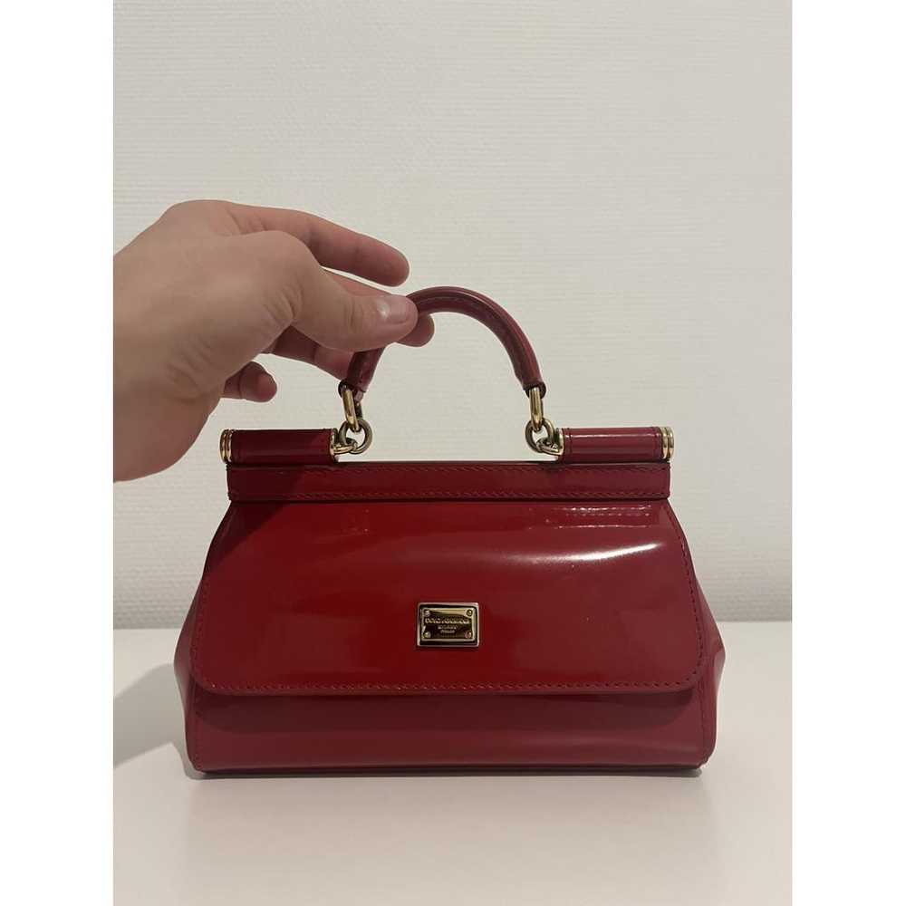 Dolce & Gabbana Sicily patent leather handbag - image 2