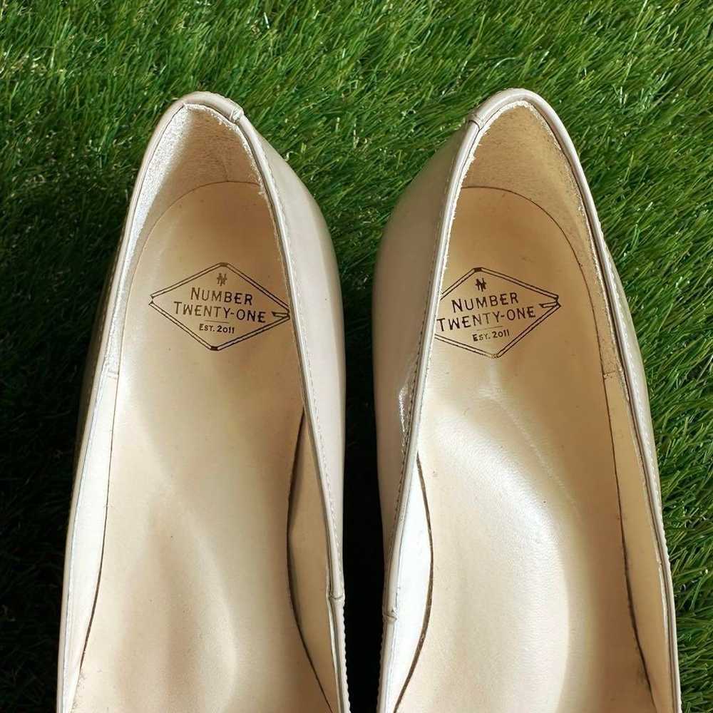 【Unused】 Number Twenty-One Enamel Pumps 22cm Beige - image 6