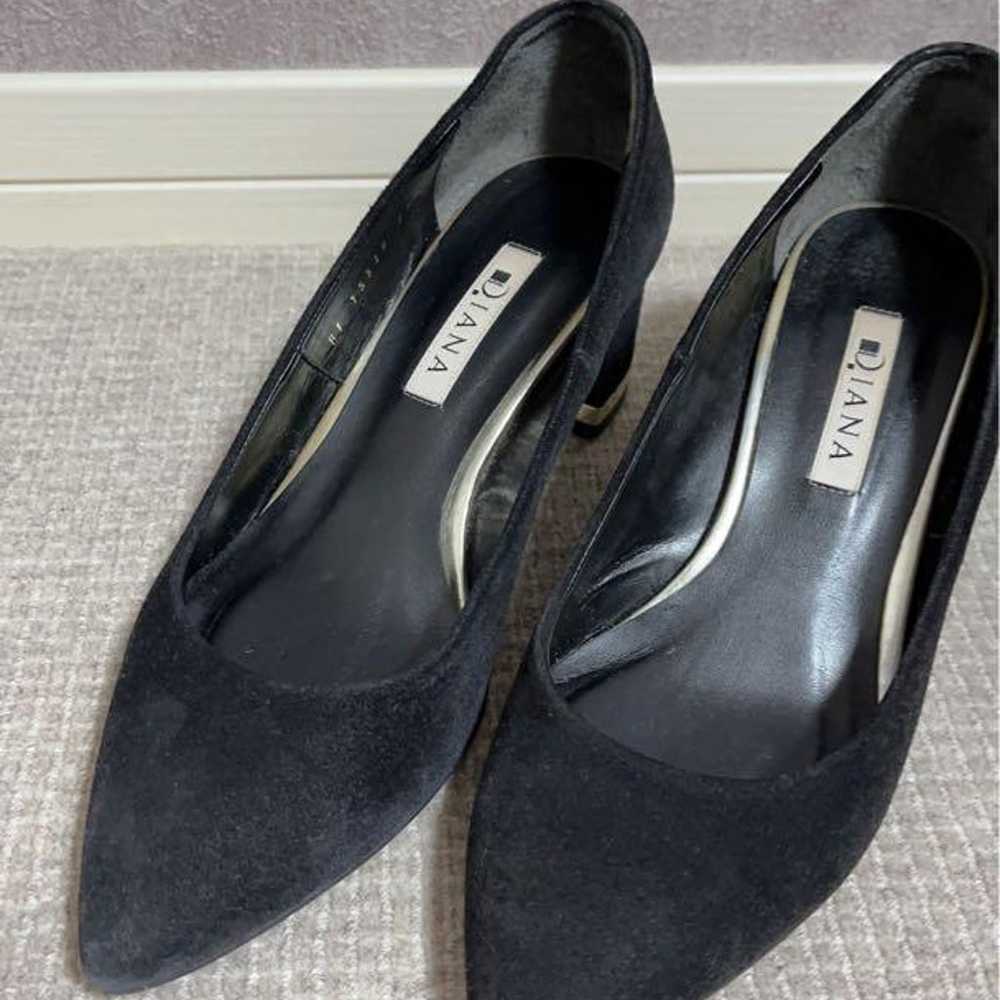 DIANA Pointed Toe Pumps Black 23.5 - image 1