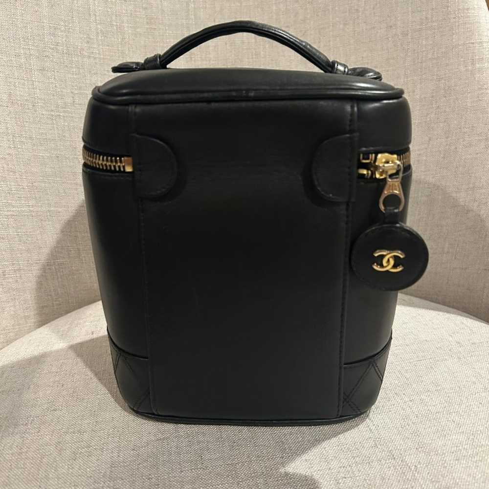 Chanel Vanity leather handbag - image 2