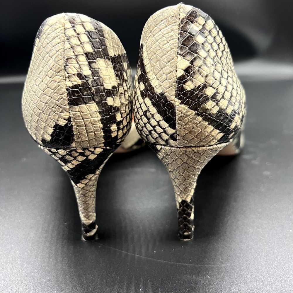 J. Crew Lucie Colette Pump Snakeskin D'orsay Poin… - image 5