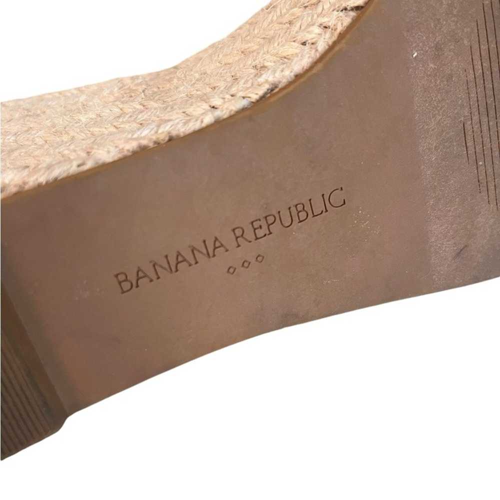 BANANA REPUBLIC Blush Tan Suede Wedge
Espadrilles… - image 6